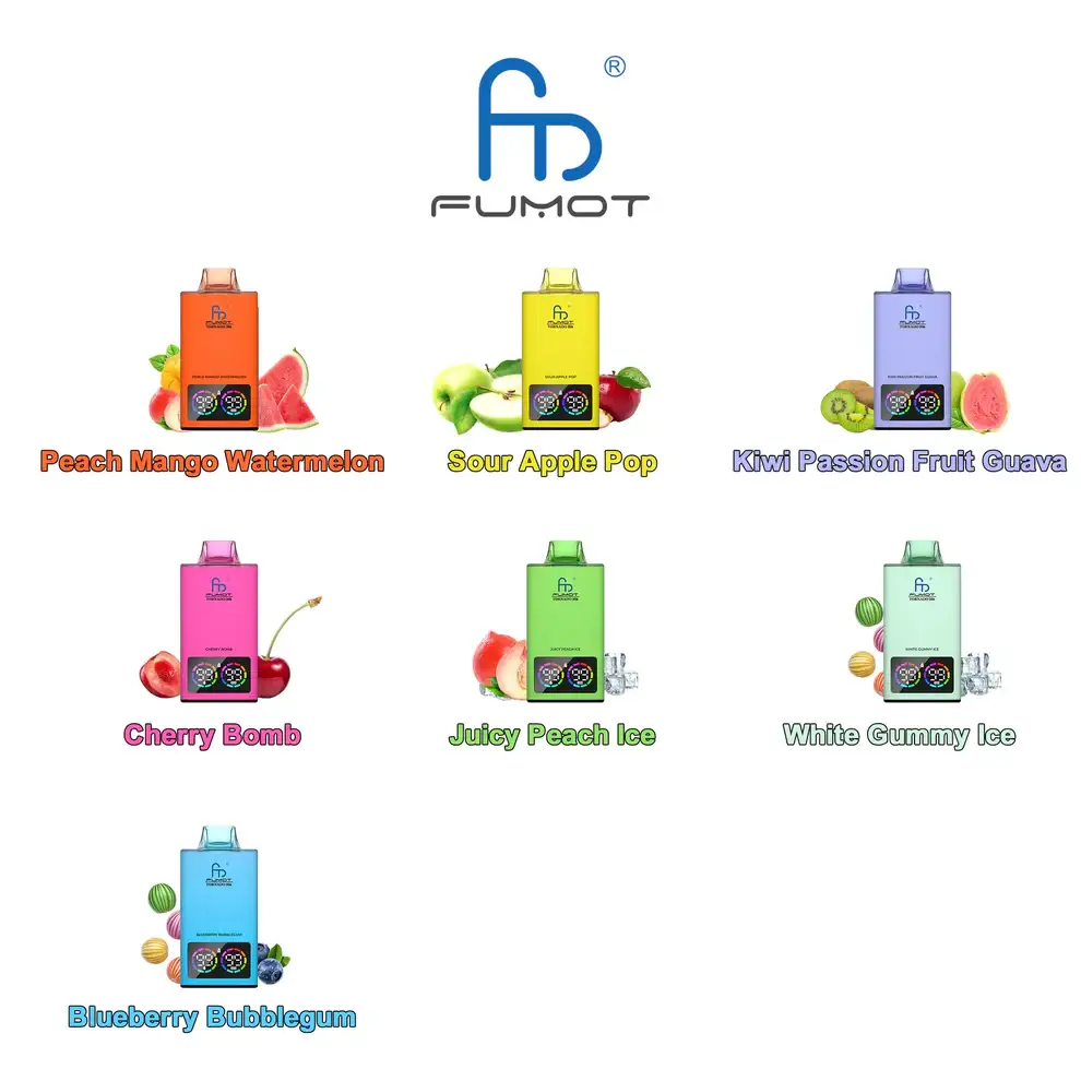 Fumot Vape 35000 Puffs - Liste des Saveurs